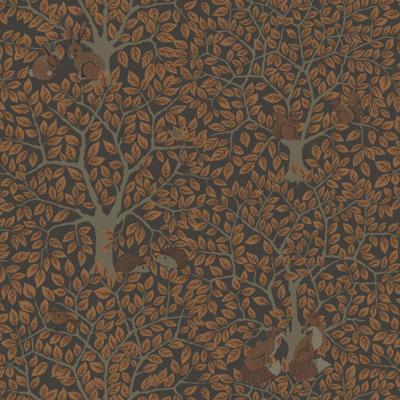 Dutch Wallcoverings Gronhaga - Per Chocolate - Bruin