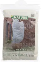 Nature winterhoes met koord h1.50d0.75m wit - thumbnail