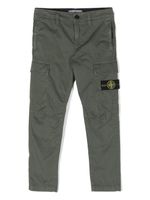 Stone Island Junior pantalon cargo à motif Compass signature - Vert - thumbnail