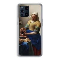 The Milkmaid: Oppo Find X3 Transparant Hoesje
