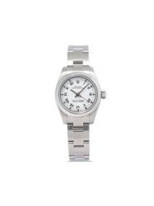 Rolex montre Oyster Perpetual 26 mm pre-owned - Blanc