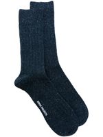 Norse Projects chaussettes en maille mouchetée - Bleu - thumbnail