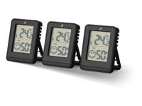 AURIOL Thermo-hygrometer 3-delig (Zwart) AURIOL Thermo-hygrometer 3-delig (Zwart)