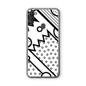 Pop Art #4: Samsung Galaxy A11 Transparant Hoesje