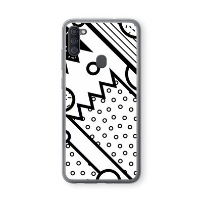 Pop Art #4: Samsung Galaxy A11 Transparant Hoesje