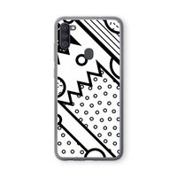 Pop Art #4: Samsung Galaxy A11 Transparant Hoesje Pop Art #4: Samsung Galaxy A11 Transparant Hoesje