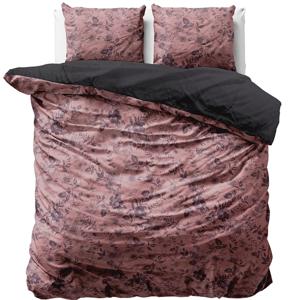 Assinatura Velvet Katoen Dekbedovertrek Chestnut Bruin-1-persoons (140 x 200/220 cm)