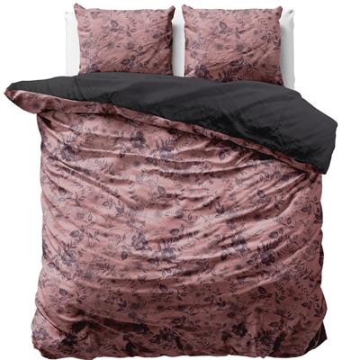 Assinatura Velvet Katoen Dekbedovertrek Chestnut Bruin-2-persoons (200 x 200/220 cm)