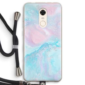 Fantasie pastel: Xiaomi Redmi 5 Transparant Hoesje met koord