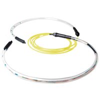 ACT RL4115 Prefab Glasvezel Kabel Singlemode OS2 8-voudig LC Connectoren - 150 meter