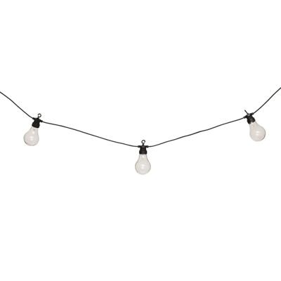 Atmosphera Solar tuin feestlampjes snoer - kunststof - transparant - 490 cm - buiten - Led licht