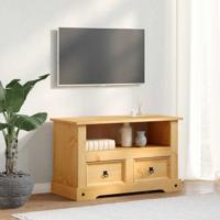 Tv-meubel Mexicaans grenenhout Corona-stijl 91x43x56 cm