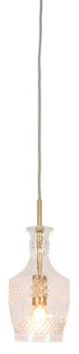 Pendellamp Brussel - Goud/Glas - Ø13cm Pendellamp Brussel - Goud/Glas - Ø13cm