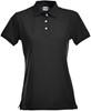 Clique 028241 Stretch Premium Polo Ladies - Zwart - L