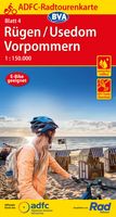 Fietskaart 04 ADFC Radtourenkarte Rügen/Usedom - Vorpommern | BVA BikeMedia - thumbnail