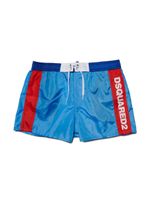 DSQUARED2 KIDS short de bain à bande logo - Bleu - thumbnail