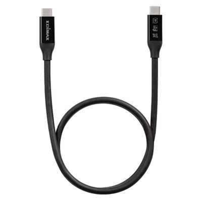 Edimax USB4/Thunderbolt3 Cable, 40G, o.5meter, Type C to Type C - UC4-005TB
