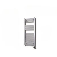Sanicare Elektrische Radiator - 111.8x45cm - 596W - design - thermostaat - zwart - rechtsonder - wit HRAEZ 451118/W