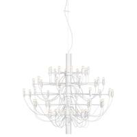 Flos 2097|50 by Gino Sarfatti kroonluchter transparant wit