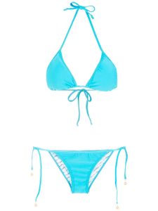 Amir Slama bikini triangle à dos-nu - Bleu