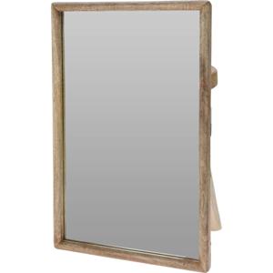 Wandspiegel Lodge - frame kleur hout - 40 x 60 cm - met brede lijst - rechthoek