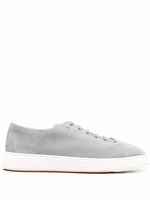 Santoni baskets en daim - Gris