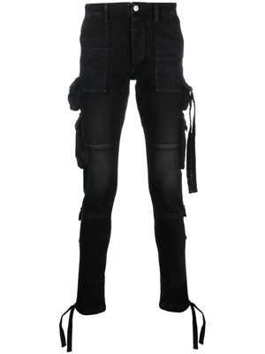 AMIRI jean skinny à poches cargo - Noir AMIRI jean skinny à poches cargo - Noir