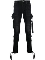 AMIRI jean skinny à poches cargo - Noir