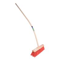 MM Eurotool Gemeentebezem 45cm kunstvezel rood mm ergosteel 170cm