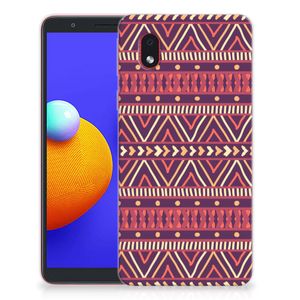 Samsung Galaxy A01 Core TPU bumper Aztec Paars