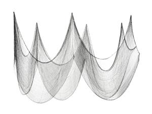 Doek Halloween Zwart Smooth (9,8m)