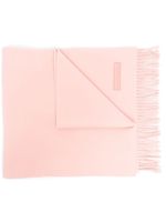 Acne Studios écharpe en laine à franges - Rose