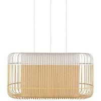 Forestier Bamboo Oval XL hanglamp wit