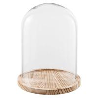 Clayre & Eef Stolp Ø 23x29 cm Glas Rond Glazen Stolp - thumbnail