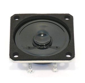 Visaton K 50 SQ - 8 Ohm 2 inch 5 cm Mini-luidspreker 2 W 8 Ω Zwart Kunststof membraan