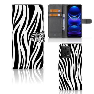 Xiaomi Redmi Note 12 5G | Poco X5 | Telefoonhoesje | Met pasjeshouder | Zebra