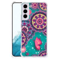 Samsung Galaxy S22 Back Cover Cirkels en Vlinders