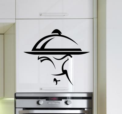 Muursticker keuken ober plateau