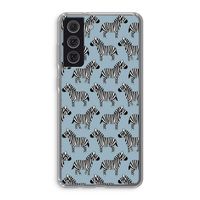 Zebra: Samsung Galaxy S21 FE Transparant Hoesje