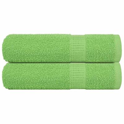 VidaXL Handdoeken 2 st 50x100 cm 360 g/m² 100% katoen appelgroen