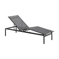 Kave Home Lesina ligbed Grafiet/Grijs