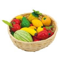 Goki fruit in een mand, 23dlg.
