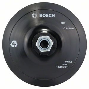 Bosch Accessoires Steunschijf met klithechtsysteem 125 mm, 12.500 o.p.m. 1st - 2608601077