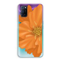 Orange Ellila flower: Oppo A92 Transparant Hoesje