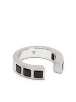 Tom Wood bague Vault Gate Square - Argent