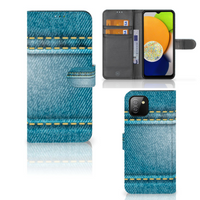 Samsung Galaxy A03 Wallet Case met Pasjes Jeans