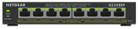 Netgear GS308EP Managed L2/L3 Gigabit Ethernet (10/100/1000) Zwart Power over Ethernet (PoE) - thumbnail