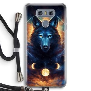 Wolf Dreamcatcher: LG G6 Transparant Hoesje met koord