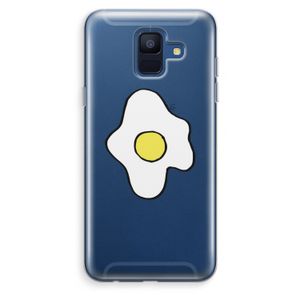 Spiegelei: Samsung Galaxy A6 (2018) Transparant Hoesje