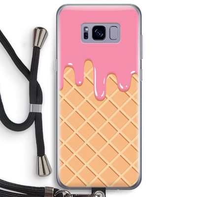 Ice cream: Samsung Galaxy S8 Plus Transparant Hoesje met koord